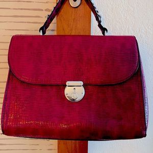 Red Christian LaCroix Handbag Purse